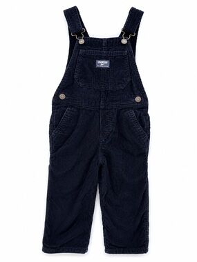 OshKosh Corduroy Overalls 3T Navy Classic Vintage Style Toddler